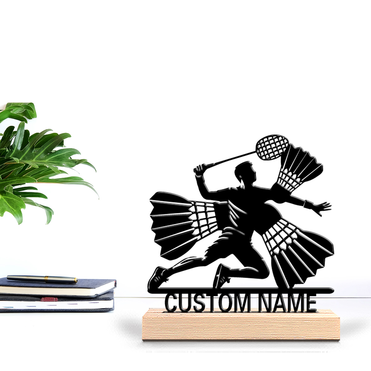 Badminton Badminton - 1 adet soyut Badminton uzmanı özelleştirilmiş